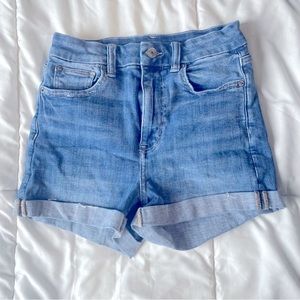 American Eagle High Rise Jean Shorts